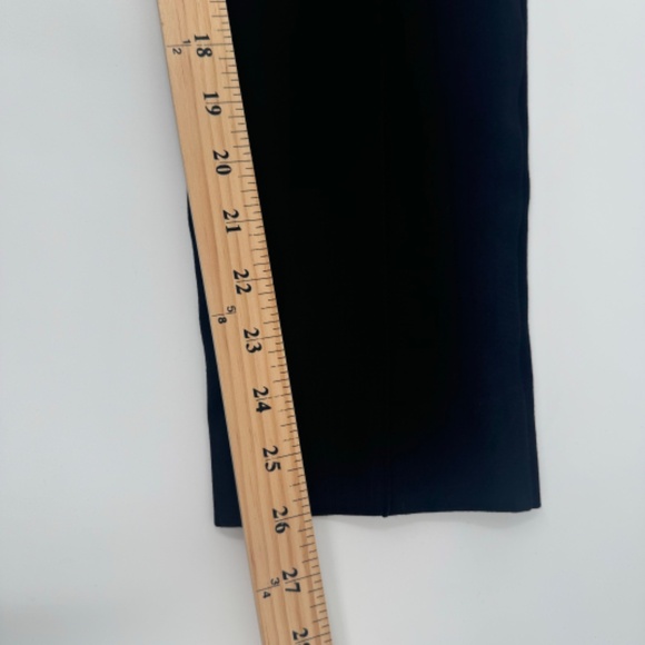 Everlane Pants Women 12 Black Skinny Stretch Zipper Mid Rise Office Career Ankle - Picture 11 of 12